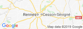 Cesson Sevigne map